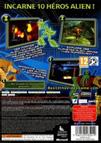 Ben 10: Alien Force: Vilgax Attacks - Box - Back (Europe) - 640x910