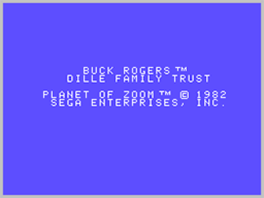 Buck Rogers: Planet of Zoom - Screenshot - Game Title (World) - 256x192