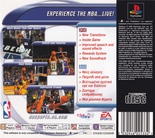NBA Live 2001 - Box - Back (Europe) - 1627x1453