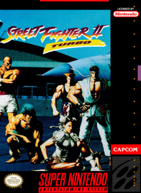 Street Fighter II Turbo - Fanart - Box - Front (North America) - 1534x2100