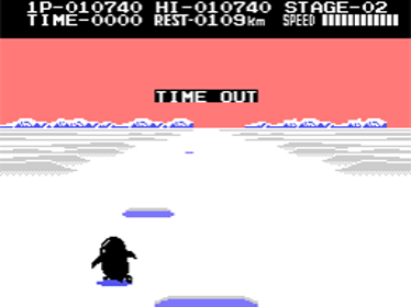 Antarctic Adventure - Screenshot - Game Over (World) - 256x192