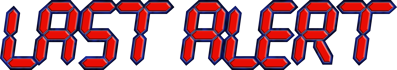 Last Alert - Clear Logo (North America) - 6312x1114