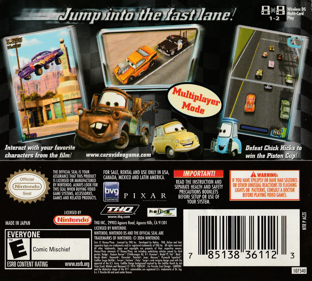 Cars - Box - Back (North America) - 1400x1259