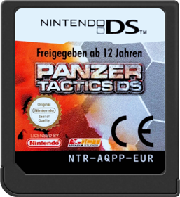 Panzer Tactics DS - Cart - Front (Europe) - 517x564