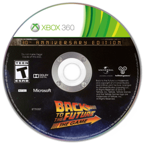 Back to the Future: The Game: 30th Anniversary Edition - Disc (North America) - 1440x1440