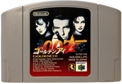 GoldenEye 007 - Cart - Front (Japan) - 500x345