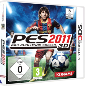 PES 2011: Pro Evolution Soccer 3D - Box - 3D (Europe) - 841x856