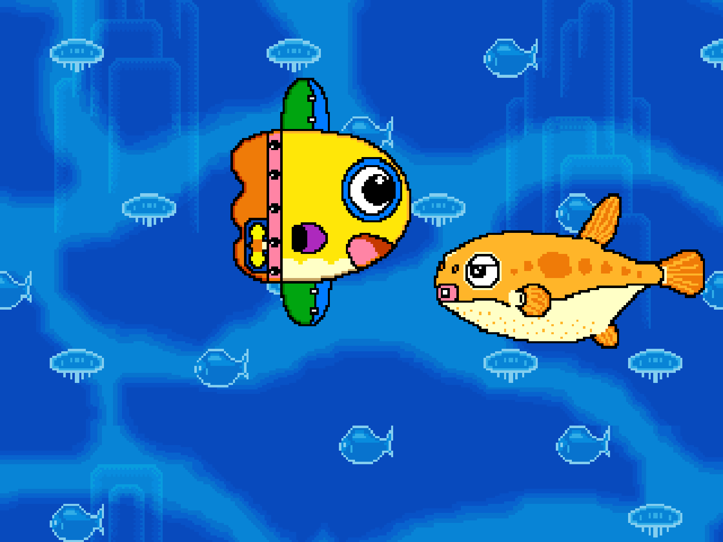 Illustration of Waku Waku Marine