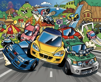 Choro Q Wonderful! - Fanart - Background (Japan) - 1920x1558