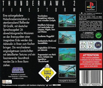 Thunder Strike 2 - Box - Back (Germany) - 813x692