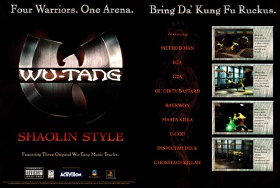 Wu-Tang: Shaolin Style - Advertisement Flyer - Front (North America) - 2456x1650