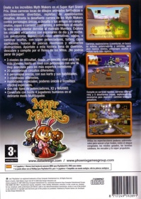 Myth Makers: Super Kart GP - Box - Back (Spain) - 483x680