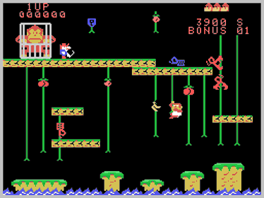 Donkey Kong Junior - Screenshot - Gameplay (World) - 256x192