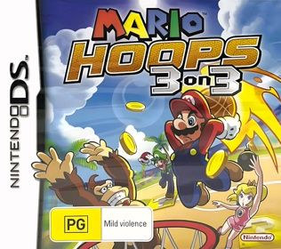 Mario Hoops 3 on 3 - Box - Front (Australia) - 1385x1229