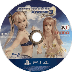 Dead or Alive Xtreme 3: Fortune - Disc (Asia) - 1001x996