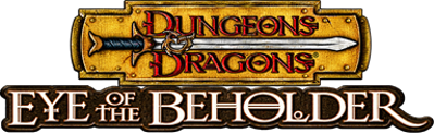 Dungeons & Dragons: Eye of the Beholder - Clear Logo (North America) - 383x117