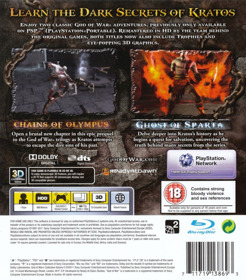 God of War Origins Collection - Box - Back (Europe) - 640x729