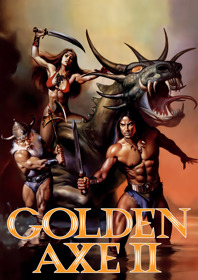 Golden Axe II - Fanart - Box - Front (World) - 1800x2550