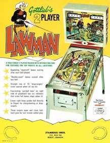 Lawman - Advertisement Flyer - Front (World) - 850x1096