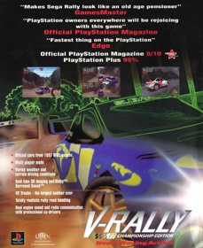 V-Rally 97 Championship Edition - Advertisement Flyer - Front (United Kingdom) - 1797x2200