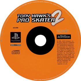 Tony Hawk's Pro Skater 2 - Disc (Europe) - 700x700