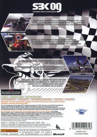 SBK-09 Superbike World Championship - Box - Back (Germany) - 598x845