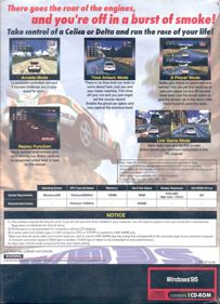 Sega Rally Championship - Box - Back (North America) - 578x800