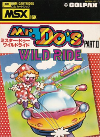 Mr. Do's Wild Ride - Box - Front (Japan) - 377x519