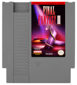 Final Fantasy III - Fanart - Cart - Front (North America) - 480x531