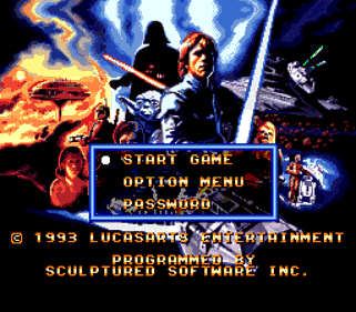 Super Star Wars: The Empire Strikes Back - Screenshot - Game Title (Japan) - 256x224