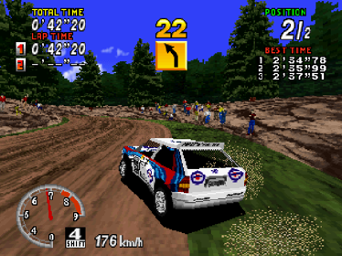 Sega Rally Championship - Screenshot - Gameplay (World) - 640x480
