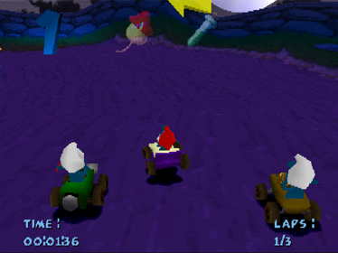 Smurf Racer! - Screenshot - Gameplay (World) - 640x480