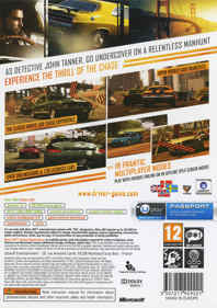 Driver: San Francisco - Box - Back (Europe) - 6072x8604