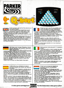Q*bert - Box - Back (Europe) - 1597x2196