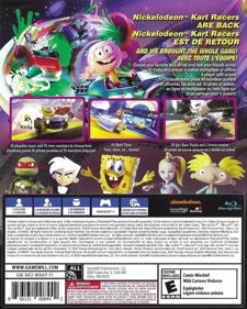 Nickelodeon Kart Racers 2: Grand Prix - Box - Back (Canada) - 641x800