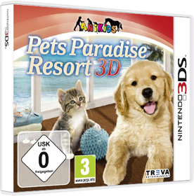 Paws & Claws: Pampered Pets Resort 3D - Box - 3D (Europe) - 400x406