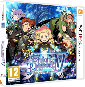 Etrian Odyssey V: Beyond the Myth - Box - 3D (Europe) - 841x856