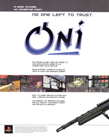 Oni - Advertisement Flyer - Front (United States) - 1668x2087