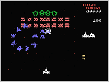 Galaga - Screenshot - Gameplay (World) - 256x192