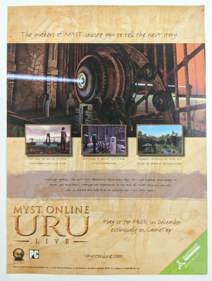 Myst Online: Uru Live - Advertisement Flyer - Front (World) - 1059x1402
