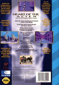 Heart of the Alien: Out of This World Parts I and II - Box - Back (North America) - 1649x2357