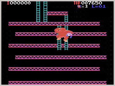 Donkey Kong Arcade - Screenshot - Gameplay (World) - 256x192