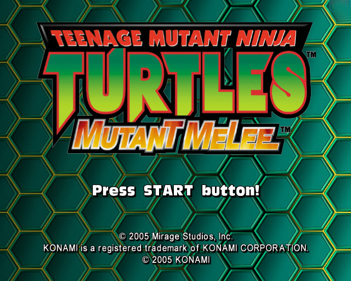 Teenage Mutant Ninja Turtles: Mutant Melee - Screenshot - Game Title (Europe) - 640x512
