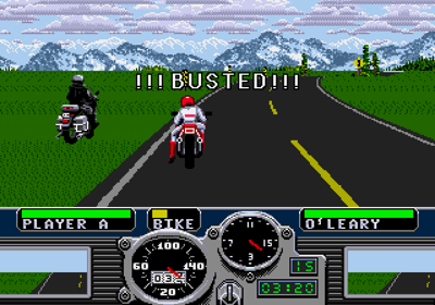 Road Rash - Screenshot - Game Over (World) - 640x448