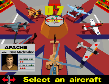 Wing War - Screenshot - Game Select (World) - 496x384