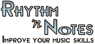 Rhythm 'n Notes: Improve Your Music Skills - Clear Logo (North America) - 1100x506