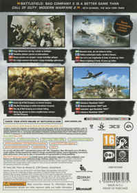 Battlefield: Bad Company 2: Ultimate Edition - Box - Back (Europe) - 6079x8579