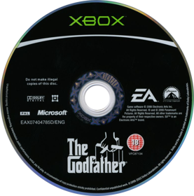 The Godfather: The Game - Disc (United Kingdom) - 775x784