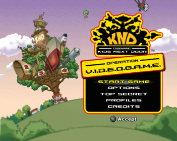 Codename: Kids Next Door: Operation: V.I.D.E.O.G.A.M.E. - Screenshot - Game Select (World) - 640x512