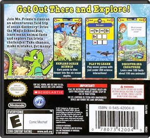 The Magic School Bus: Oceans - Box - Back - Reconstructed (North America) - 774x708